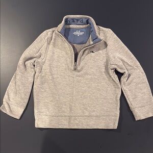 Vineyard Vines Heather Gray Quarter-Zip Pullover